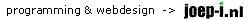 programming & webdesign -> joep-i.nl